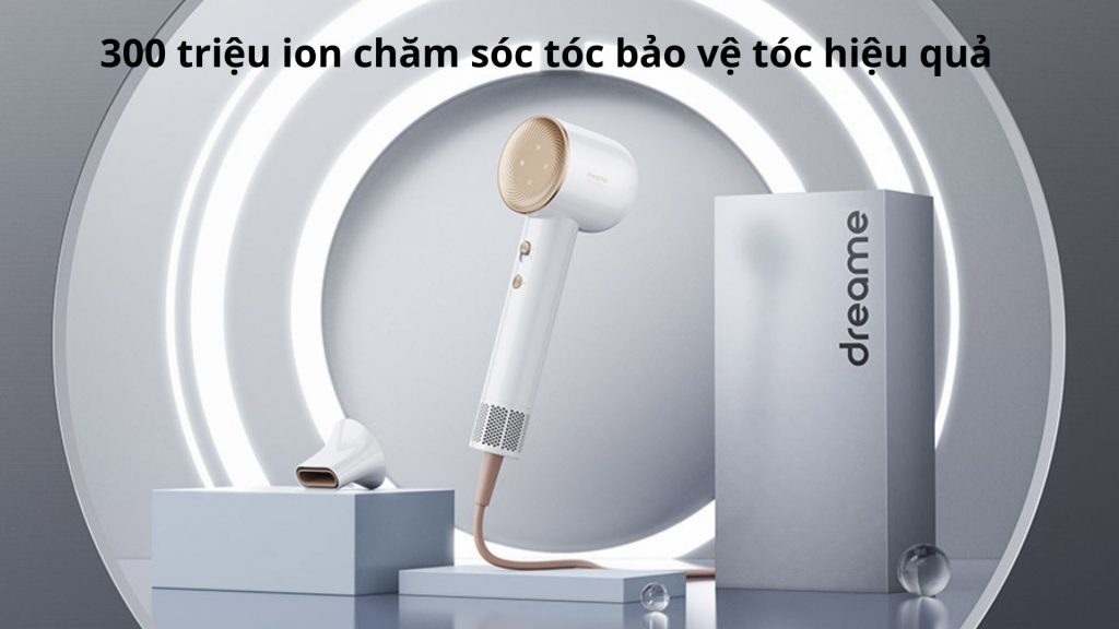 Máy sấy tóc Dreame Glory AHD6A 300 triệu ion chăm sóc tóc bảo vệ tóc hiệu quả