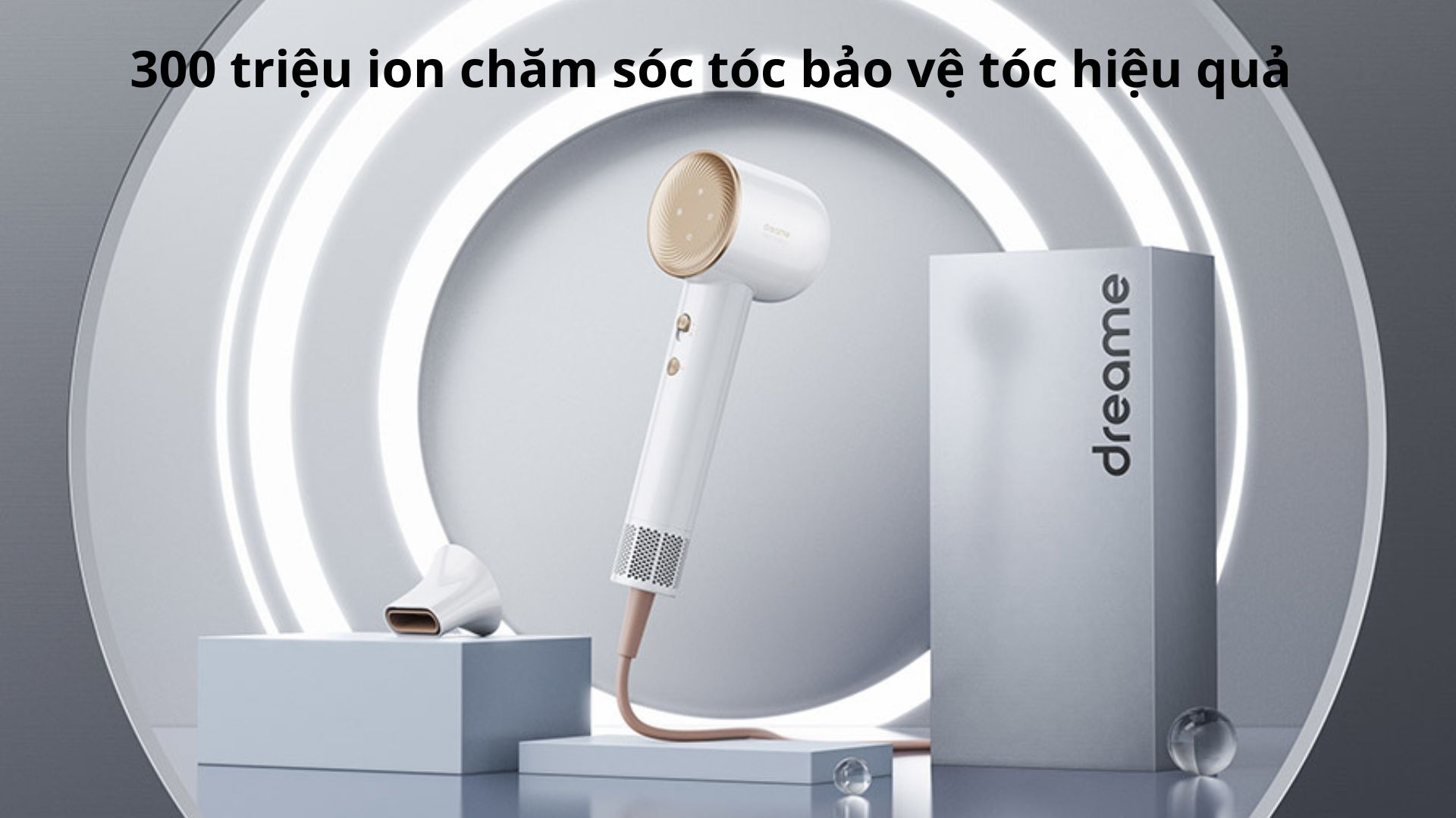 Máy sấy tóc Dreame Glory AHD6A 300 triệu ion chăm sóc tóc bảo vệ tóc hiệu quả