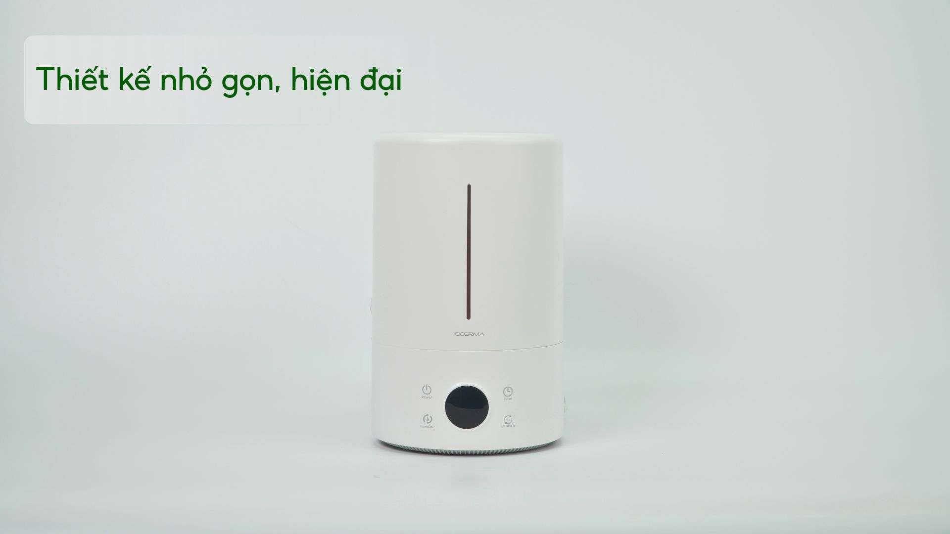 Máy tạo độ ẩm Deerma F628S Thiết kế nhỏ gọn, hiện đại