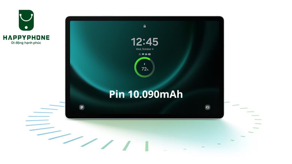 Máy tính bảng Samsung Galaxy Tab S9 FE Plus Wifi Pin 10.090mAh