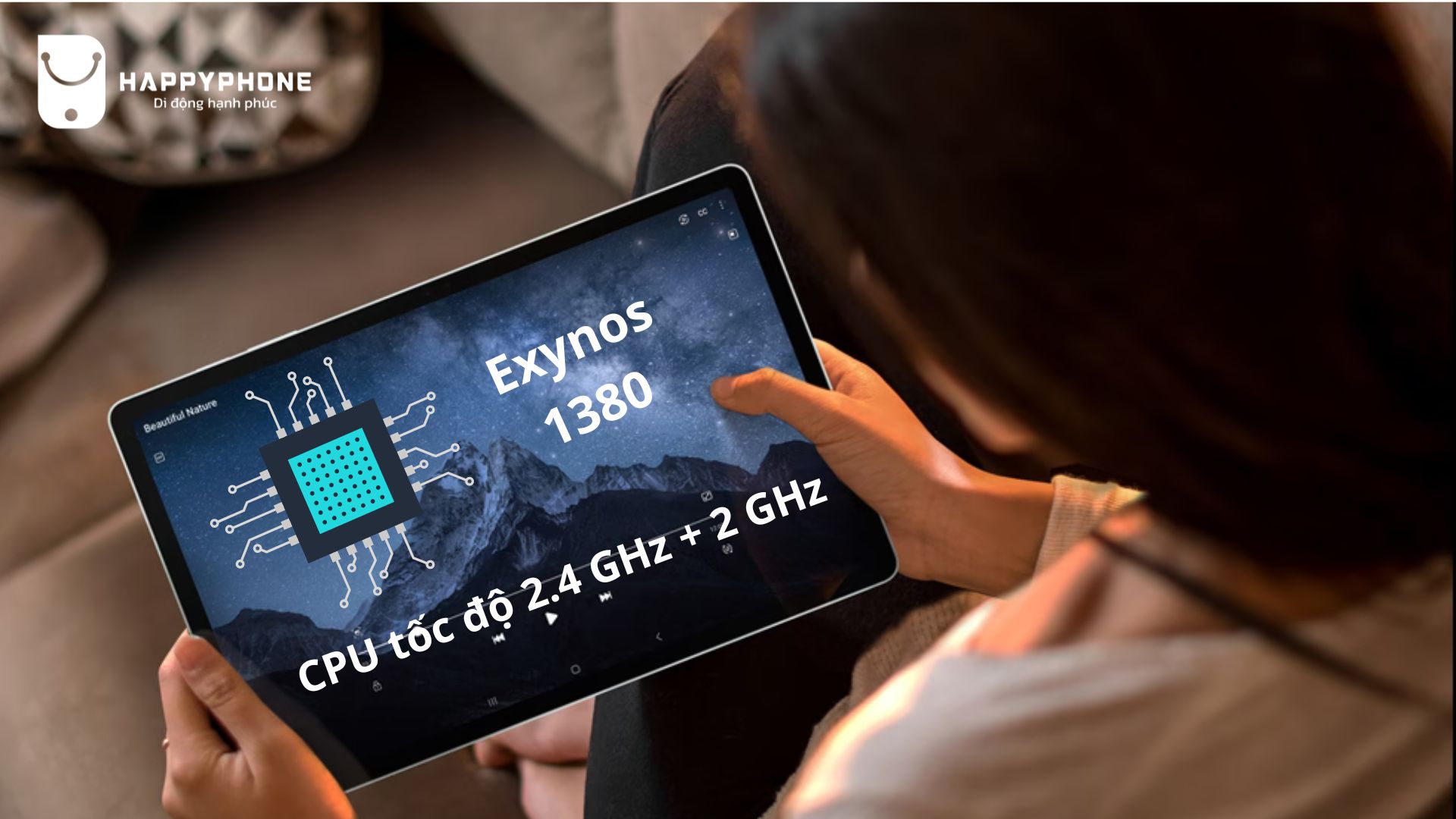 Máy tính bảng Samsung Galaxy Tab S9 FE Plus Wifi