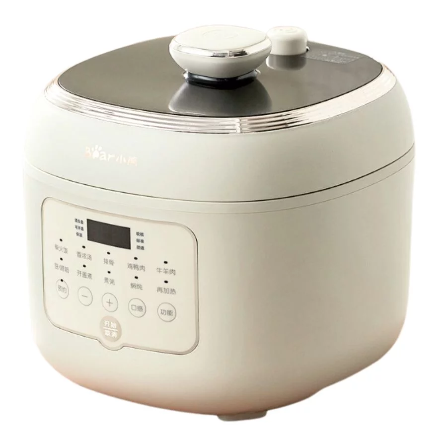 Nồi Áp Suất Bear YLB-A50P1 Kem - Góc nghiêng