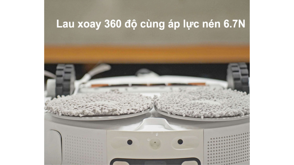 Robot Hút Bụi Dreame L10 Ultra Lau xoay 360 độ cùng áp lực nén 6,7N