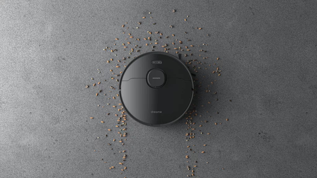 Robot hút bụi lau nhà Dreame D9 Max mô tả lực hút mạnh mẽ