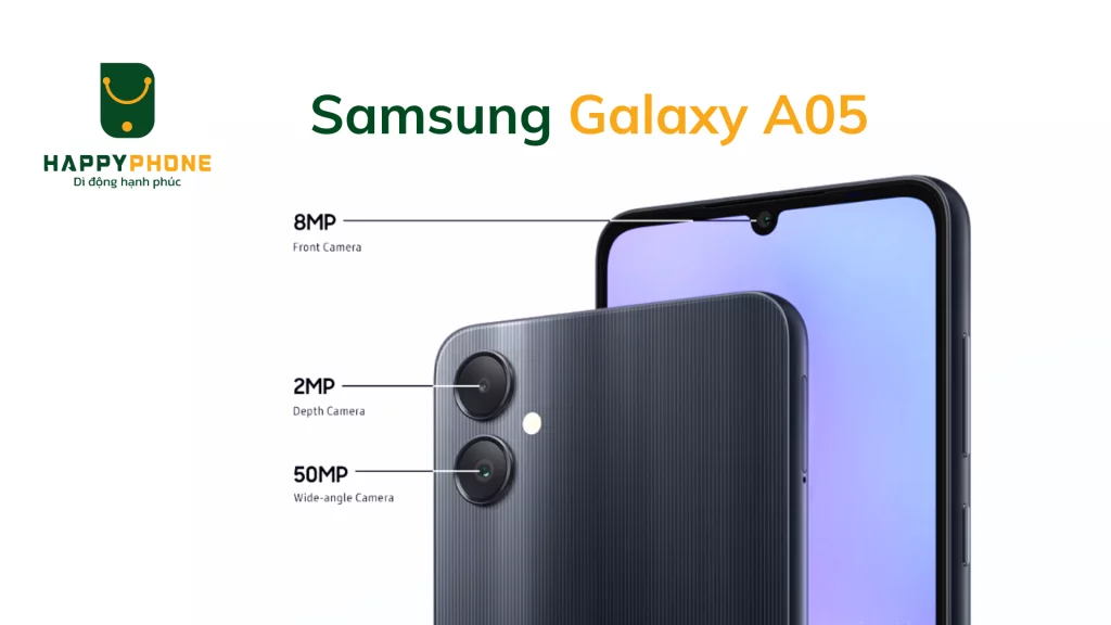 Samsung Galaxy A05 còn được trang bị hệ thống camera chất lượng cao