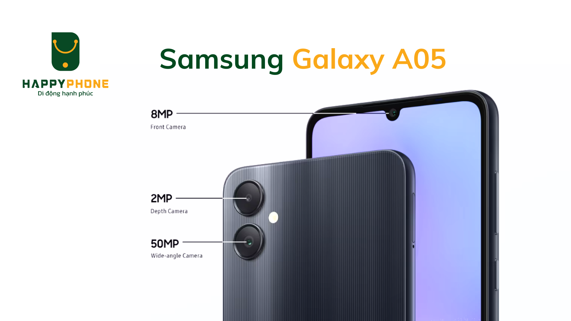 Samsung Galaxy A05 còn được trang bị hệ thống camera chất lượng cao