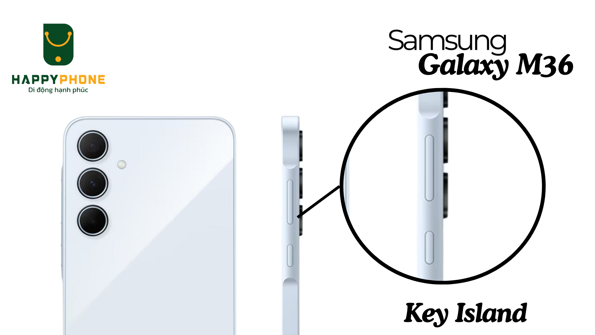 Samsung Galaxy M36 được trang bị Key Island