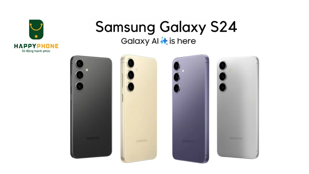 Samsung Galaxy S24 mang kiểu dáng nhỏ gọn và gọn gàng