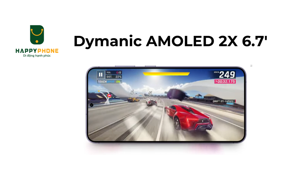 Samsung Galaxy S24 Plus được trang bị công nghệ Dynamic AMOLED 2X