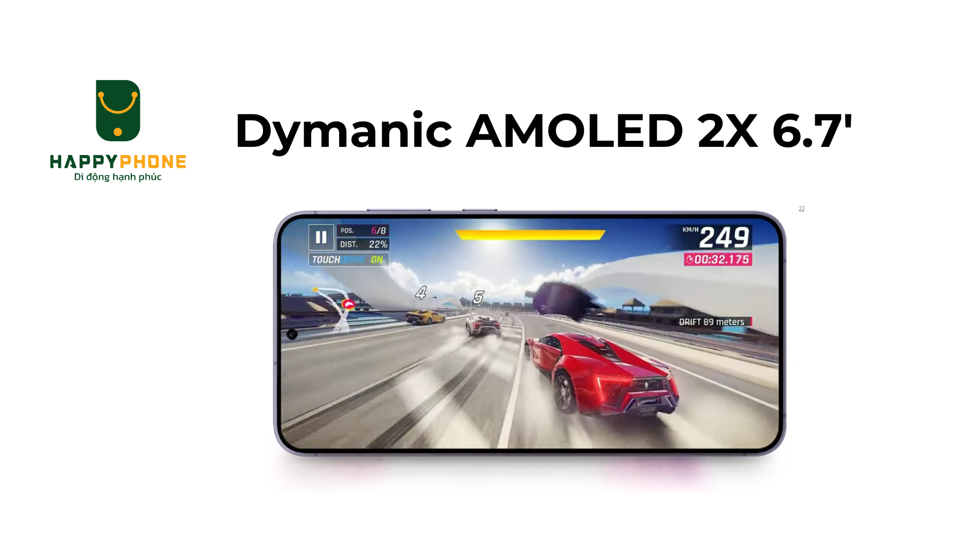 Samsung Galaxy S24 Plus được trang bị công nghệ Dynamic AMOLED 2X