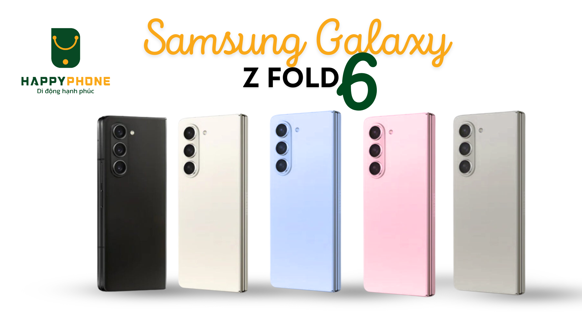 Samsung Galaxy Z Fold 6 có nhiều tùy chọn màu sắc khác nhau