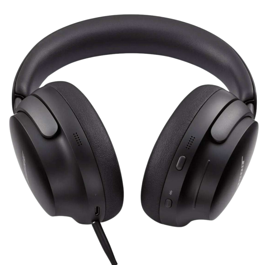 Tai nghe chụp tai Bose QuietComfort Headphones - Đen chi tiết nút bấm