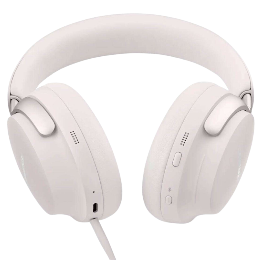 Tai nghe chụp tai Bose QuietComfort Headphones - Trắng chi tiết nút bấm