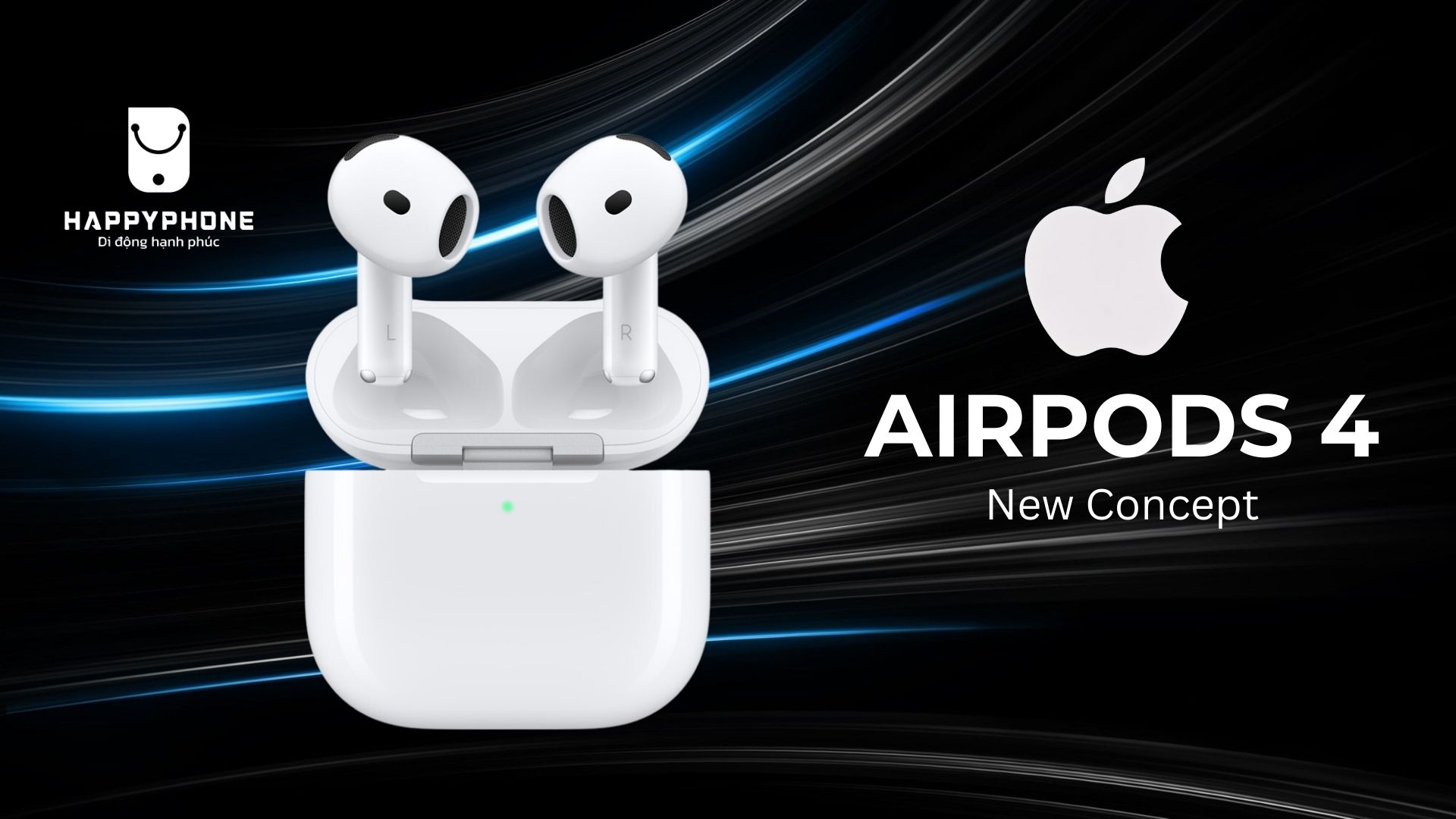 Thiết kế mới của Airpods 4