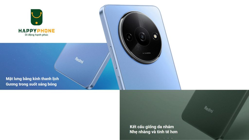 Xiaomi Redmi A3 có thiết kế sang trọng 