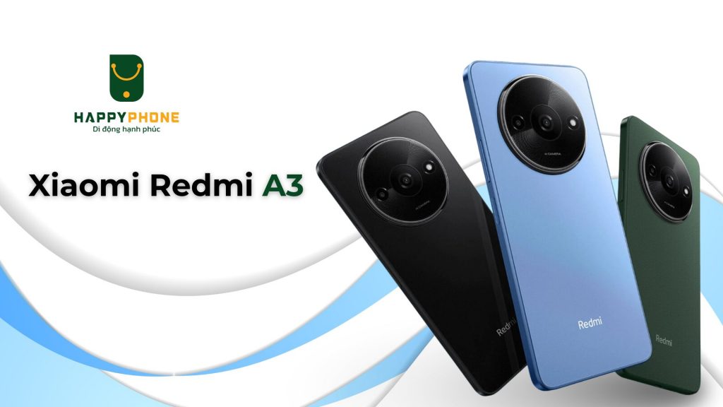 Xiaomi Redmi A3 nổi bật với thiết kế cụm cam độc đáo