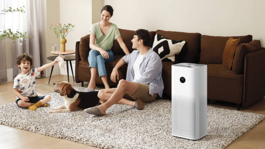 Xiaomi Smart Air Purifier 4 EU được thiết kế bằng vật liệu nhựa ABS chất lượng cao