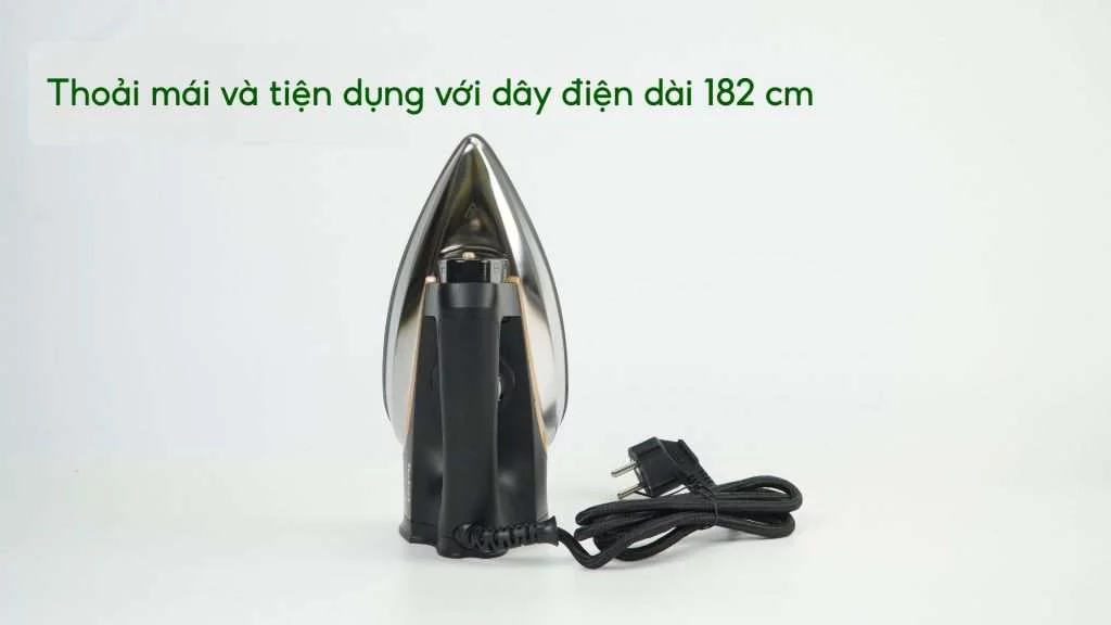 Bàn Ủi Khô Tích Hợp Bình Xịt Nước Tefal FS3120L0 Thoải mái và tiện dụng với dây điện dài 182 cm
