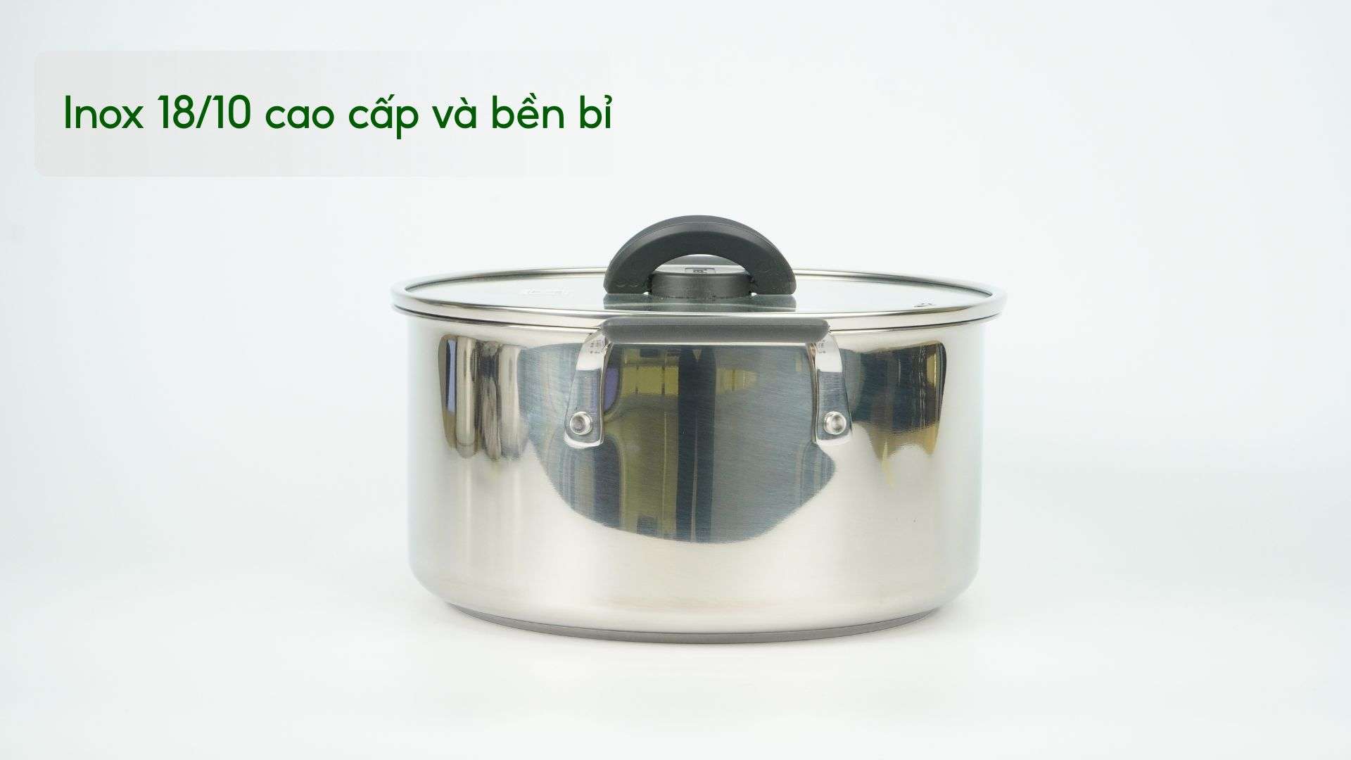 Bộ 3 Nồi Inox Cao Cấp Tefal Optispace (16,20,24Cm) G7376S44 Inox 18_10 cao cấp và bền bỉ