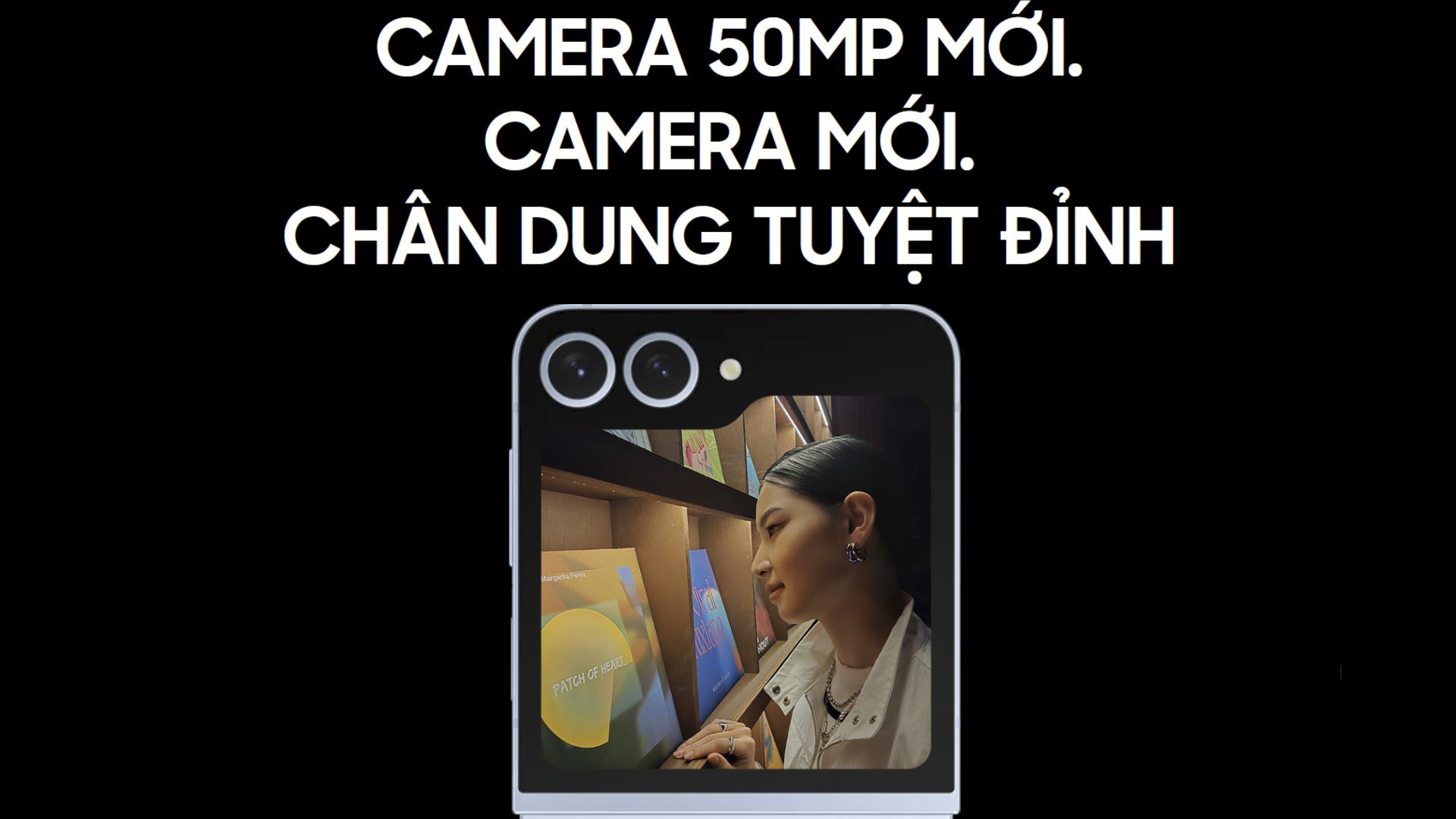 Camera sau AI Galaxy Z Flip 6 chân dung tuyệt đỉnh