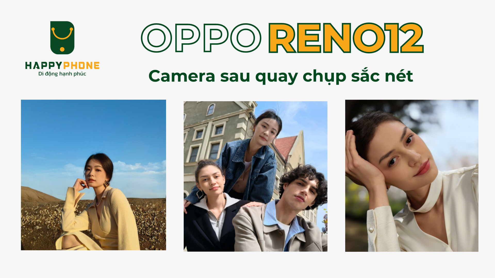 Camera sau OPPO Reno12 có khả năng quay chụp ấn tượng