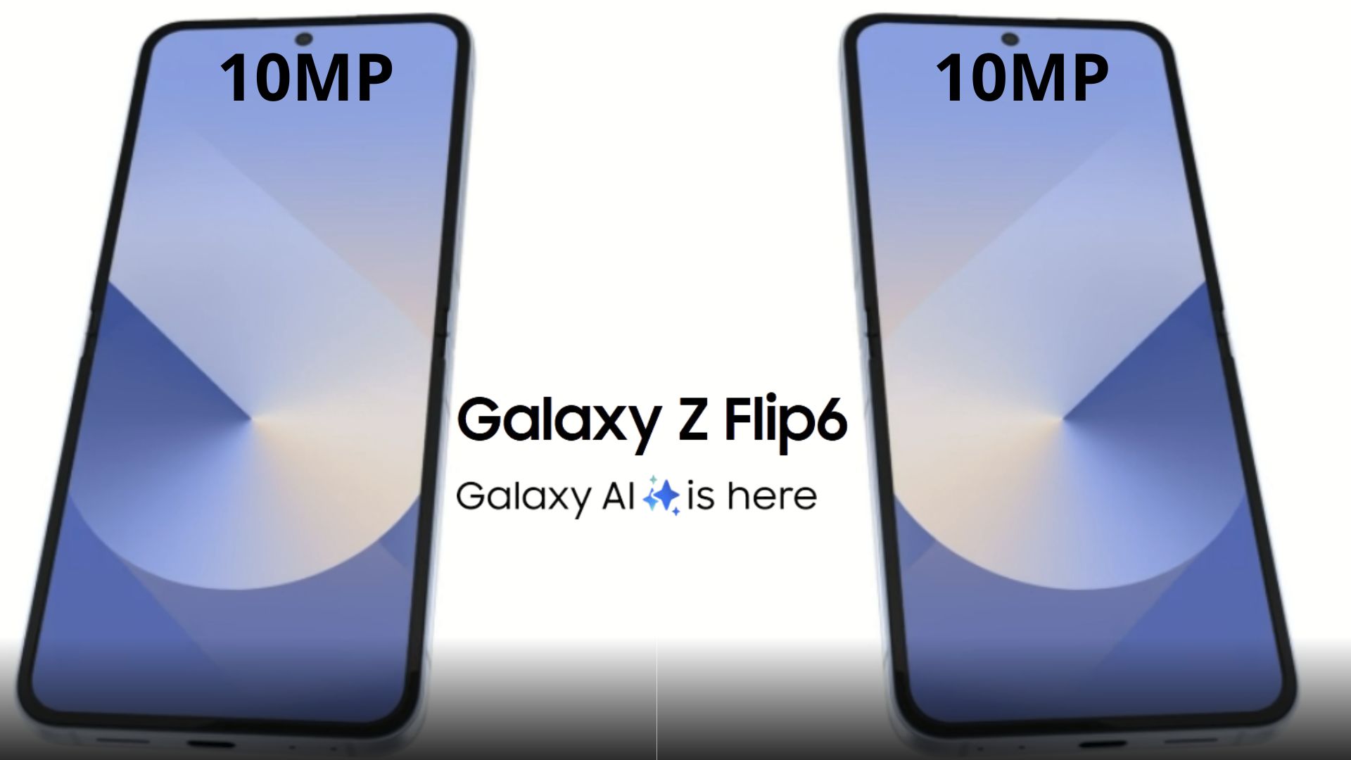 Camera trước Galaxy Z Flip 6 độ phân giải 10MP