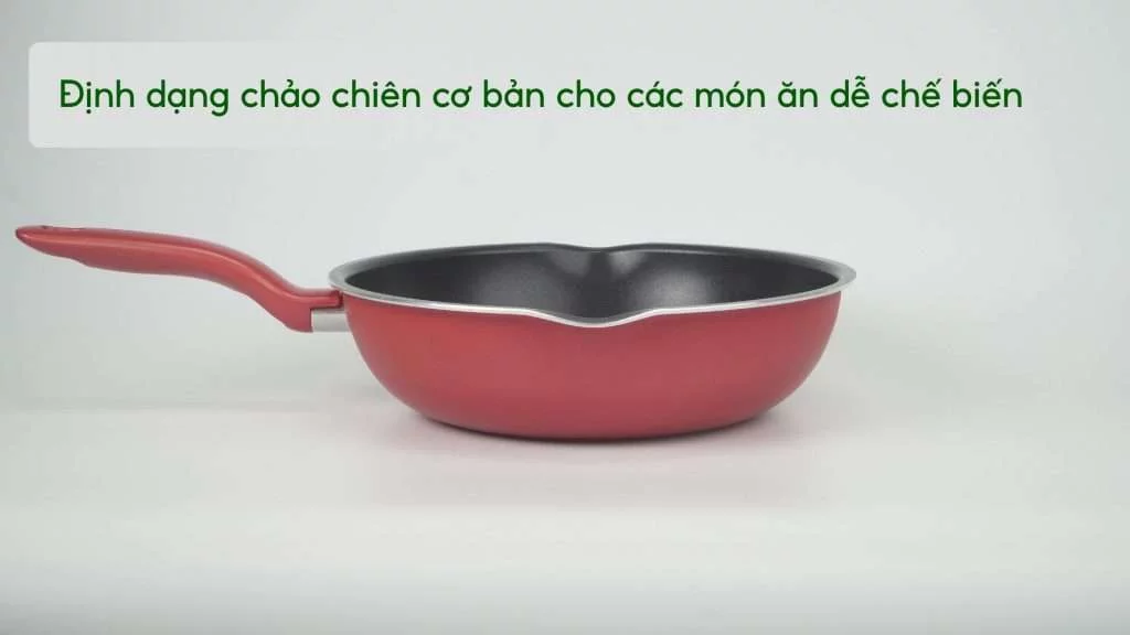 Chảo Chiên Sâu Lồng Tefal So Chef 28Cm G1358696 Định dạng chảo chiên cơ bản cho các món ăn dễ chế biến