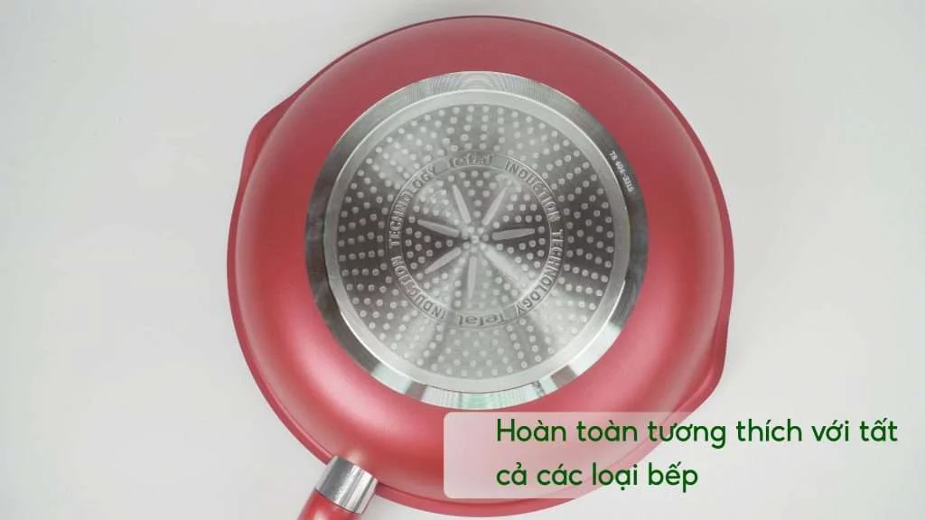 Chảo Chiên Sâu Lồng Tefal So Chef 28Cm G1358696 Hoàn toàn tương thích với tất cả các loại bếp