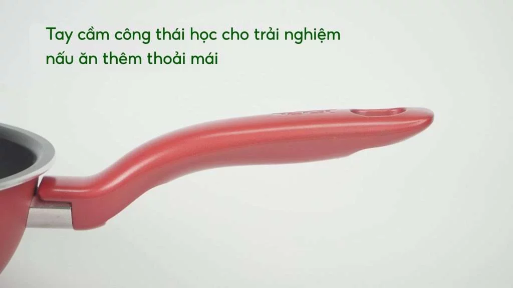 Chảo Chiên Sâu Lồng Tefal So Chef 28Cm G1358696 Tay cầm công thái học cho trải nghiệm nấu ăn thêm thoải mái