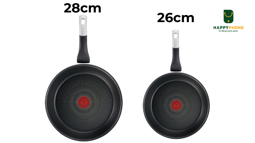 Chảo Chiên Tefal Unlimited (20, 28cm) Kích thước đa dạng, đáp ứng mọi nhu cầu