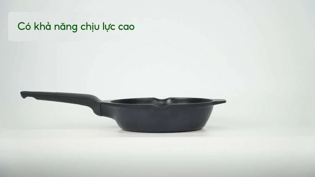 Chảo Đúc Cao Cấp Tefal Robusto Có Miệng Rót 22Cm E2490344 Có khả năng chịu lực cao