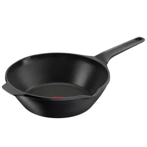 Chảo Đúc Sâu Lồng Tefal Robusto Có Miệng Rót 28cm