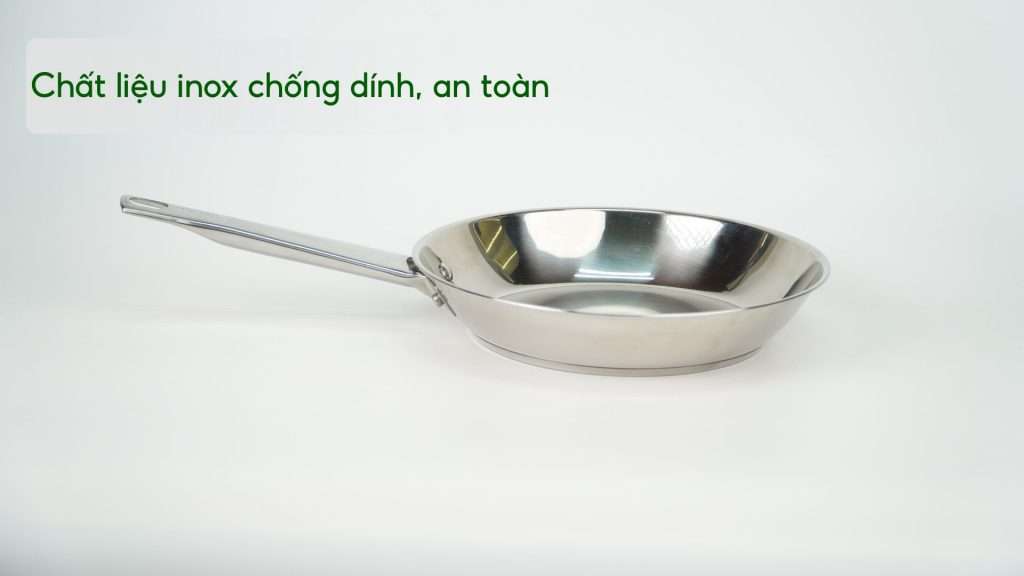 Chảo Inox Cao Cấp Professional Tefal B9210455 24Cm B9210455 Chất liệu inox chống dính, an toàn