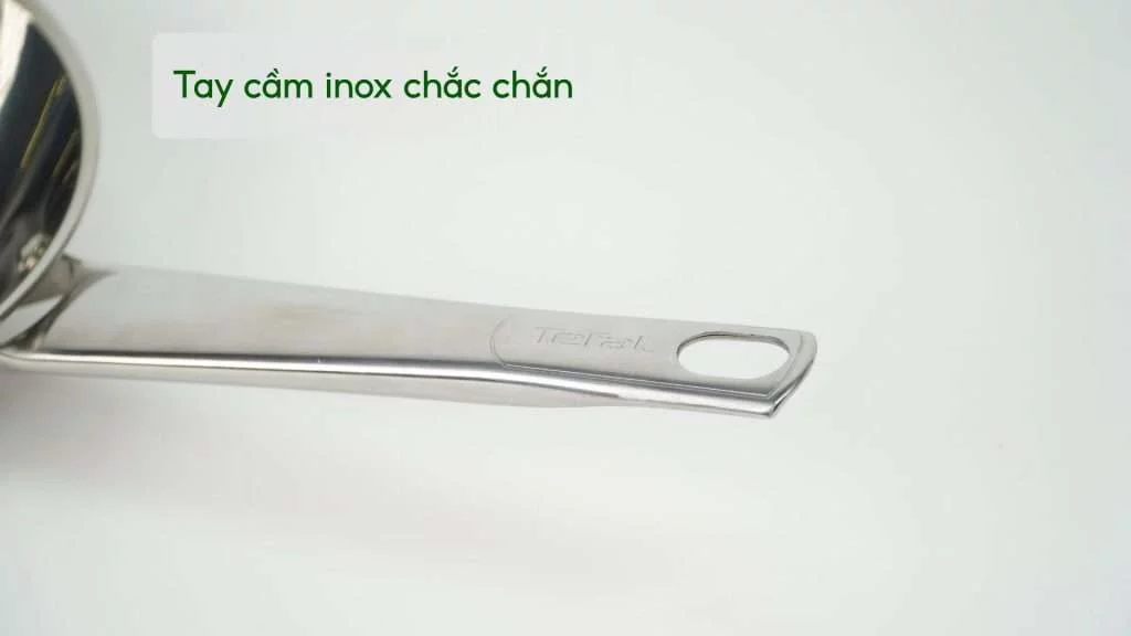 Chảo Inox Cao Cấp Professional Tefal B9210455 24Cm B9210455 Tay cầm inox chắc chắn