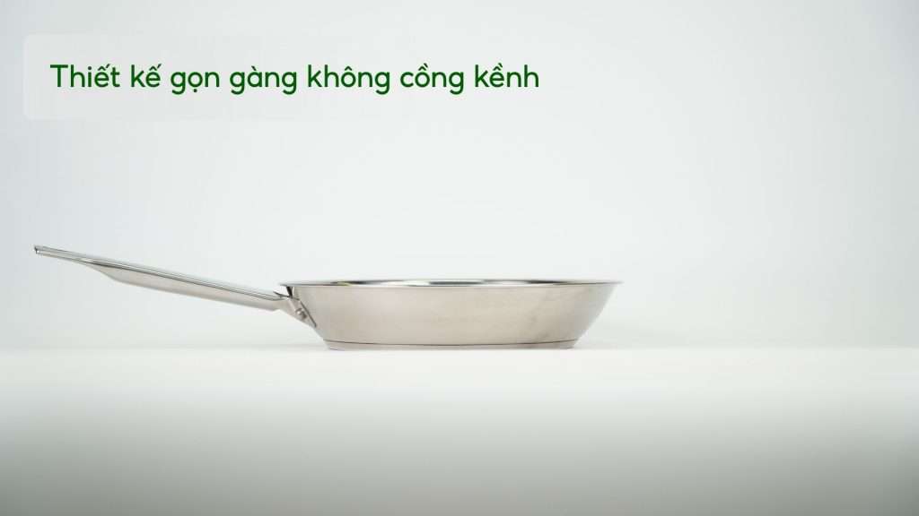 Chảo Inox Cao Cấp Professional Tefal B9210455 24Cm B9210455 Thiết kế gọn gàng không cồng kềnh