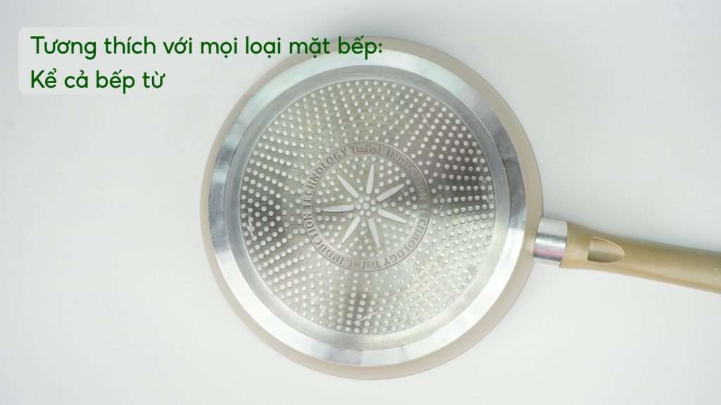 Chảo chiên Tefal Sensations 26cm H9100514 Tương thích với mọi loại mặt bếp_ Kể cả bếp từ