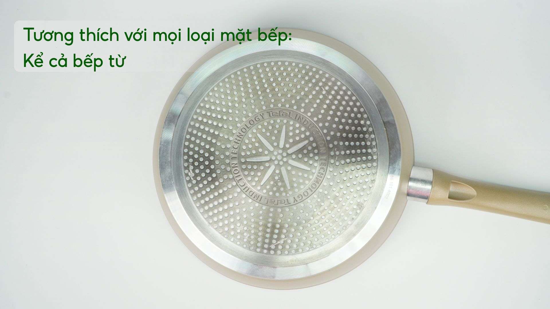 Chảo chiên Tefal Sensations 26cm H9100514 Tương thích với mọi loại mặt bếp_ Kể cả bếp từ