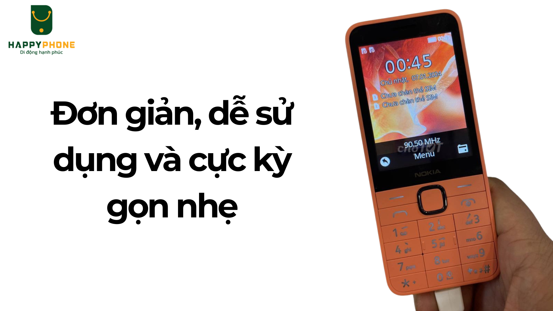 Điện thoại Nokia 220 4G Đơn giản, dễ sử dụng và cực kỳ gọn nhẹ