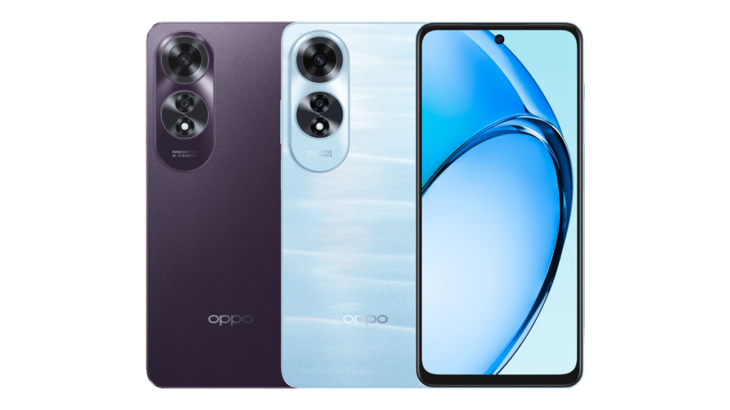 Điện thoại Oppo A60 (8GB+128GB) có 2 phiên bản màu