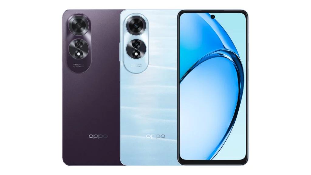 Điện thoại Oppo A60 (8GB+128GB) có 2 phiên bản màu