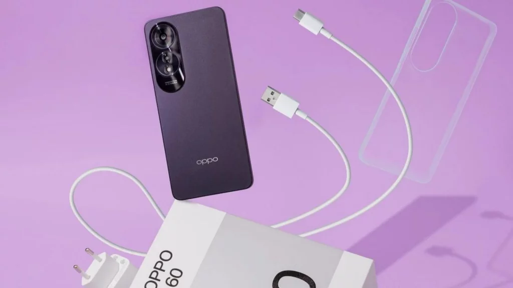 Điện thoại Oppo A60 (8GB+128GB) thiết kế thanh mảnh, gọn gàng