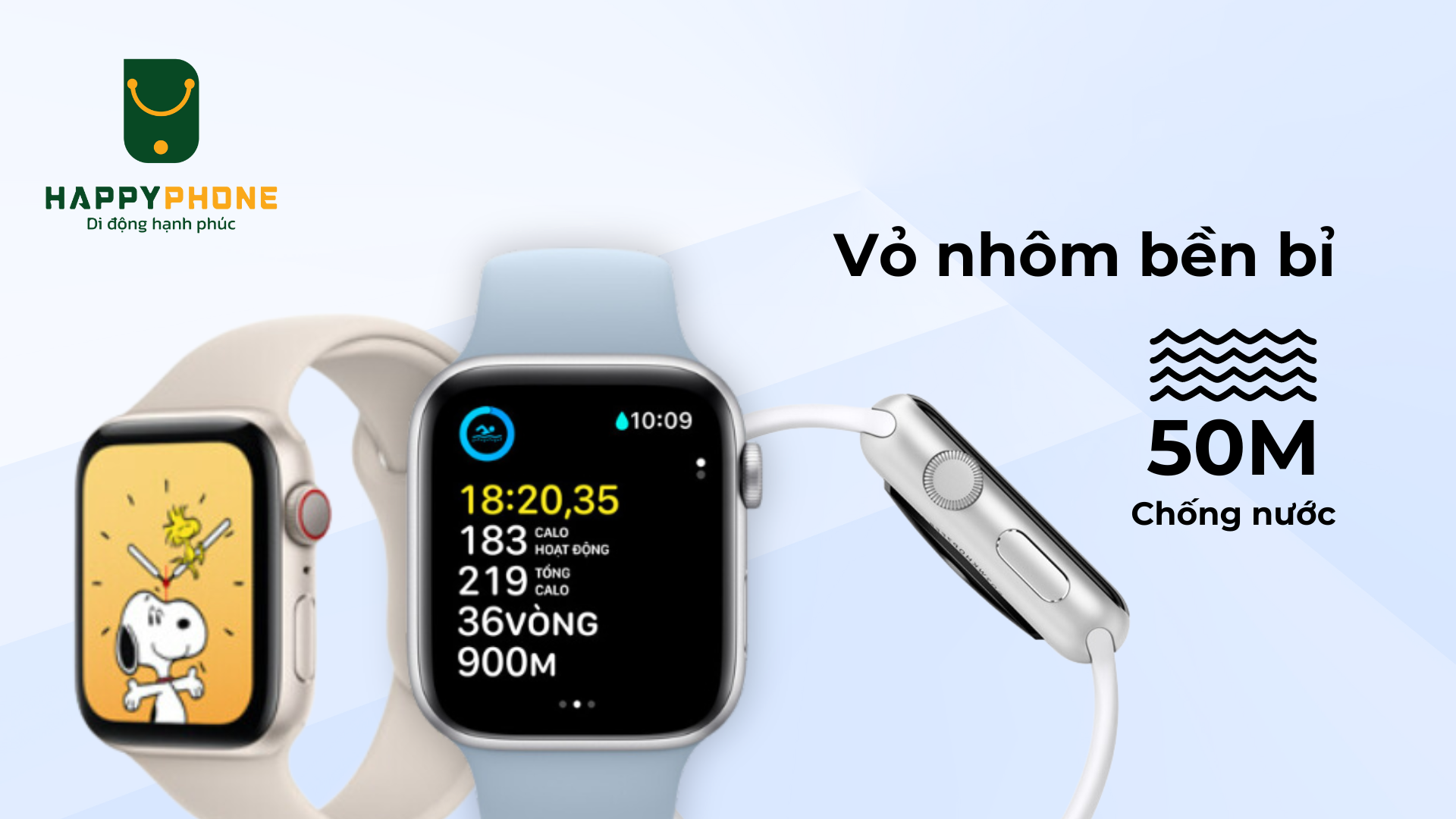 Đồng hồ thông minh Apple Watch SE GPS thiết kế hiện đại