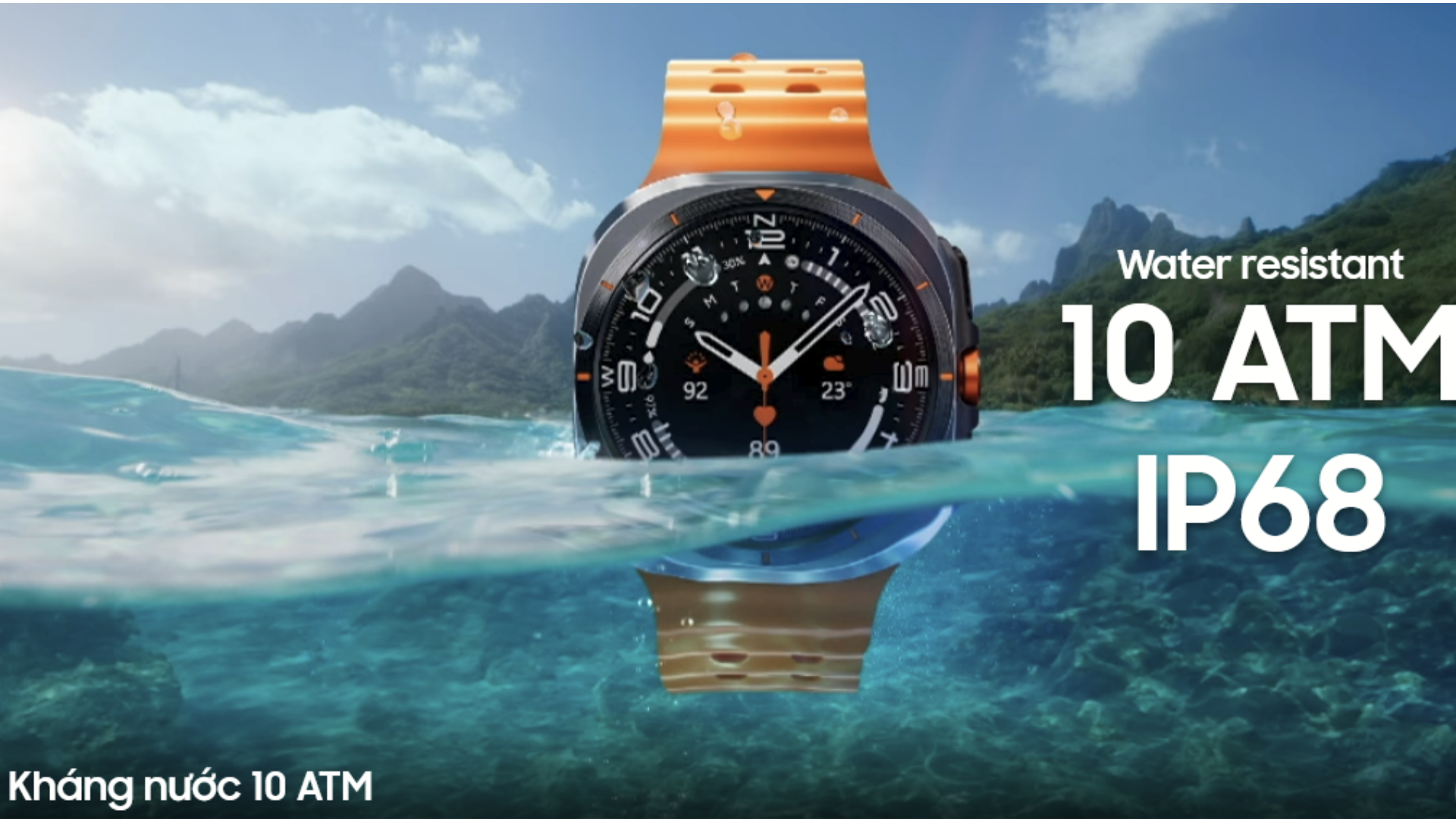 Đồng hồ thông minh Samsung Galaxy Watch Ultra (LTE, 47mm) chống nước đỉnh cao IP68