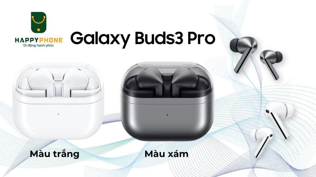 Galaxy Buds3 Pro có hai tùy chọn màu sắc