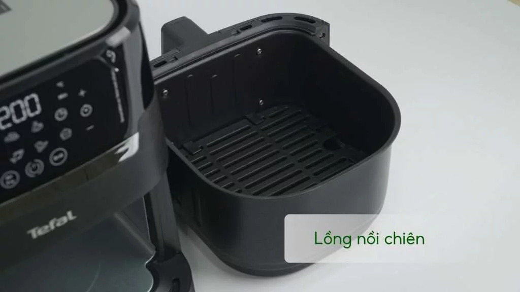 Lồng nồi chiên Nồi Chiên Không Dầu Tefal 2In1 Easy Fry & Grill Precision EY505815 4.2L