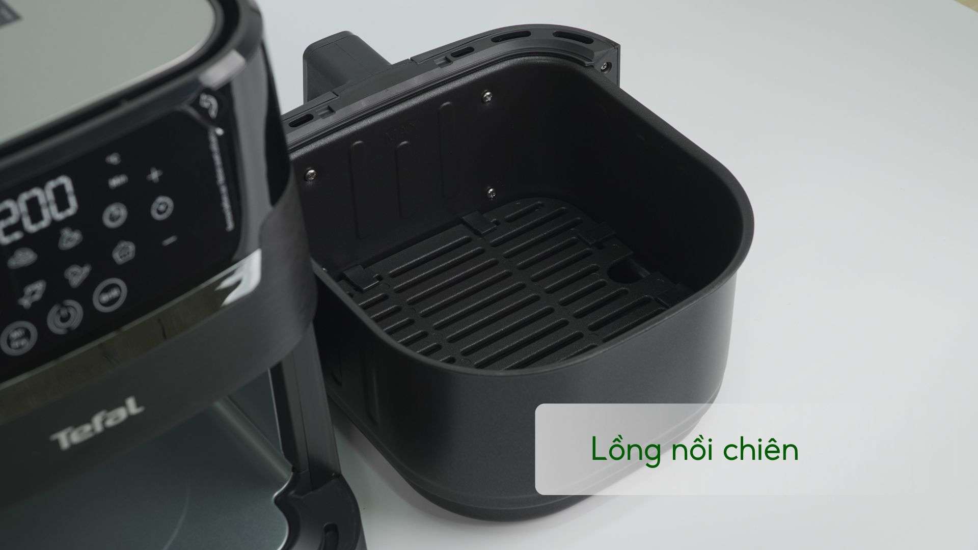 Lồng nồi chiên Nồi Chiên Không Dầu Tefal 2In1 Easy Fry & Grill Precision EY505815 4.2L