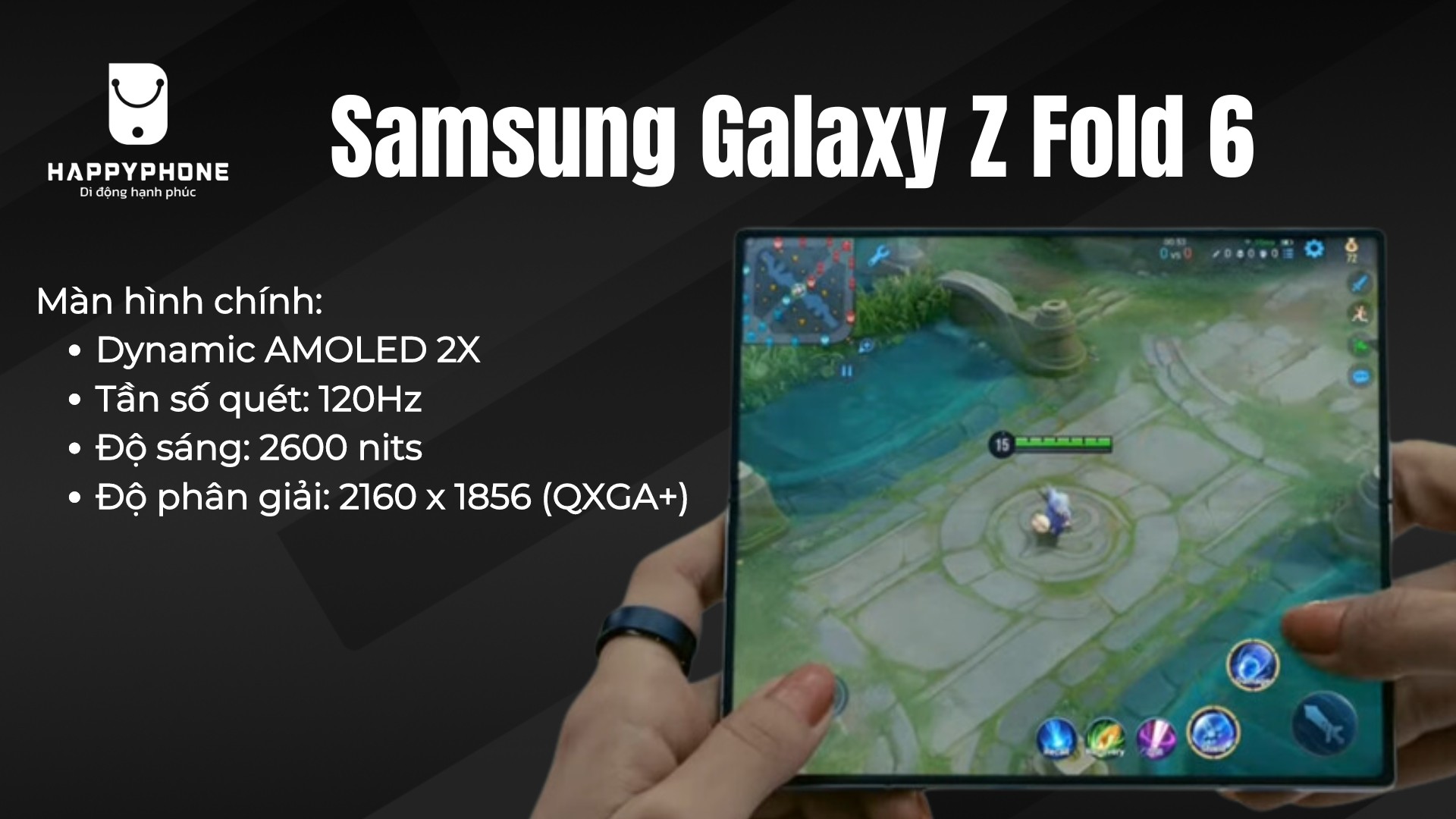 Màn hình chính của Galaxy Z Fold 6