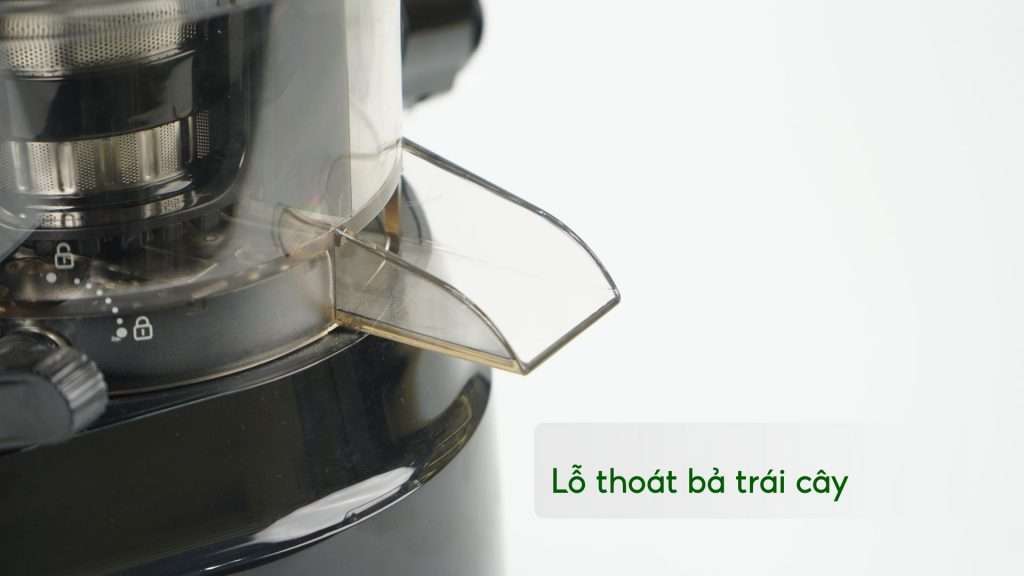 Máy Ép Chậm Tefal ZC150838 Lỗ thoát bả trái cây