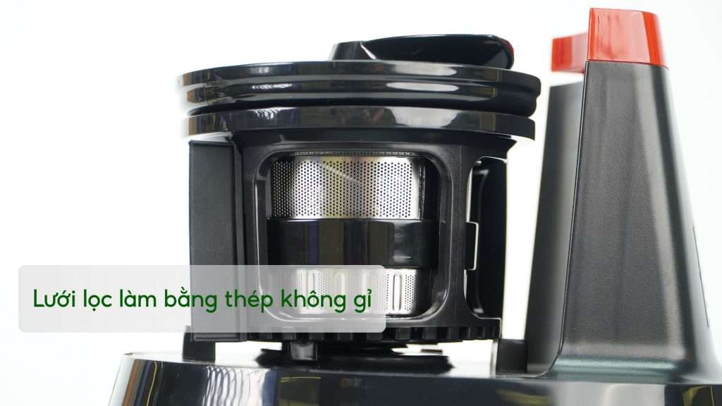 Máy Ép Chậm Tefal ZC150838 Lưới lọc làm bằng thép không gỉ