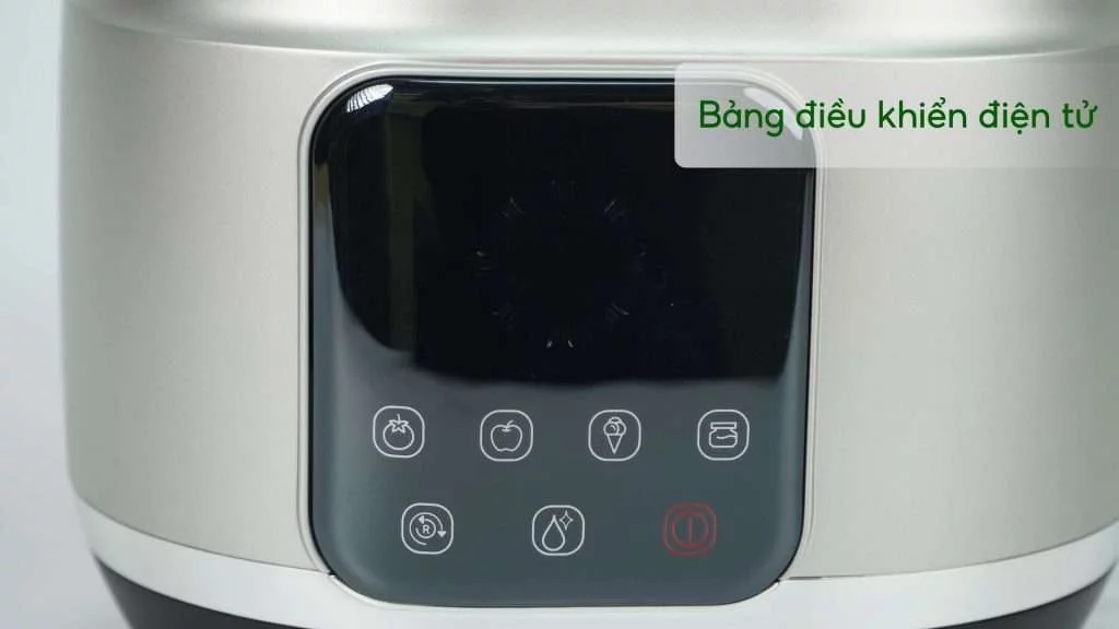 Máy Ép Chậm Tefal ZC420E38 0.8L Trắng Bảng điều khiển điện tử